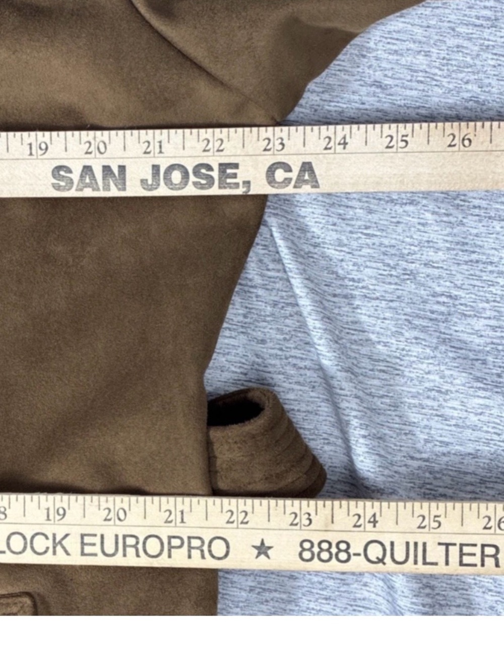 Jones NY Brown Trench Women XL Rich Earthy Brown Vegan Faux Suede Strong Femme - Picture 13 of 15